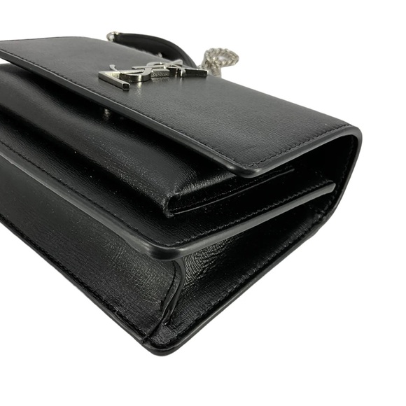 SAINT LAURENT Calfskin Monogram Sunset Mini Chain Wallet Bag - Picture 5 of 7